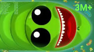 Worms Zone .io - Hungry Snake 3M+ /wormate.io/slither.io #short video
