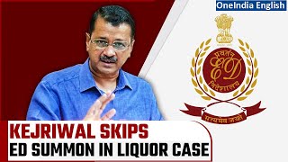 Arvind Kejriwal skips ED's summons | Was summoned in alleged excise policy scam| Oneindia News