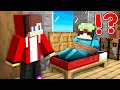 Who DRAGGED Nico and JJ Under The SCARY BED in Minecraft? Maizen