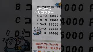 これからヘリコプターに2分乗ります！阿蘇カドリー・ドミニオン