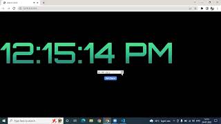 Alarm Clock using Vanilla JavaScript