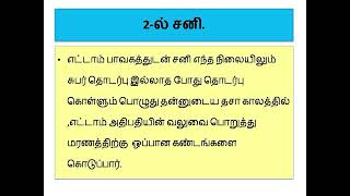 2ல் சனி #jodhidam #unkaliloruvan3