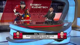 NHL Tonight:  Evgeny Kuznetsov:  Reviewing Evgeny Kuznetsov`s playoff performance  Jul 13,  2018