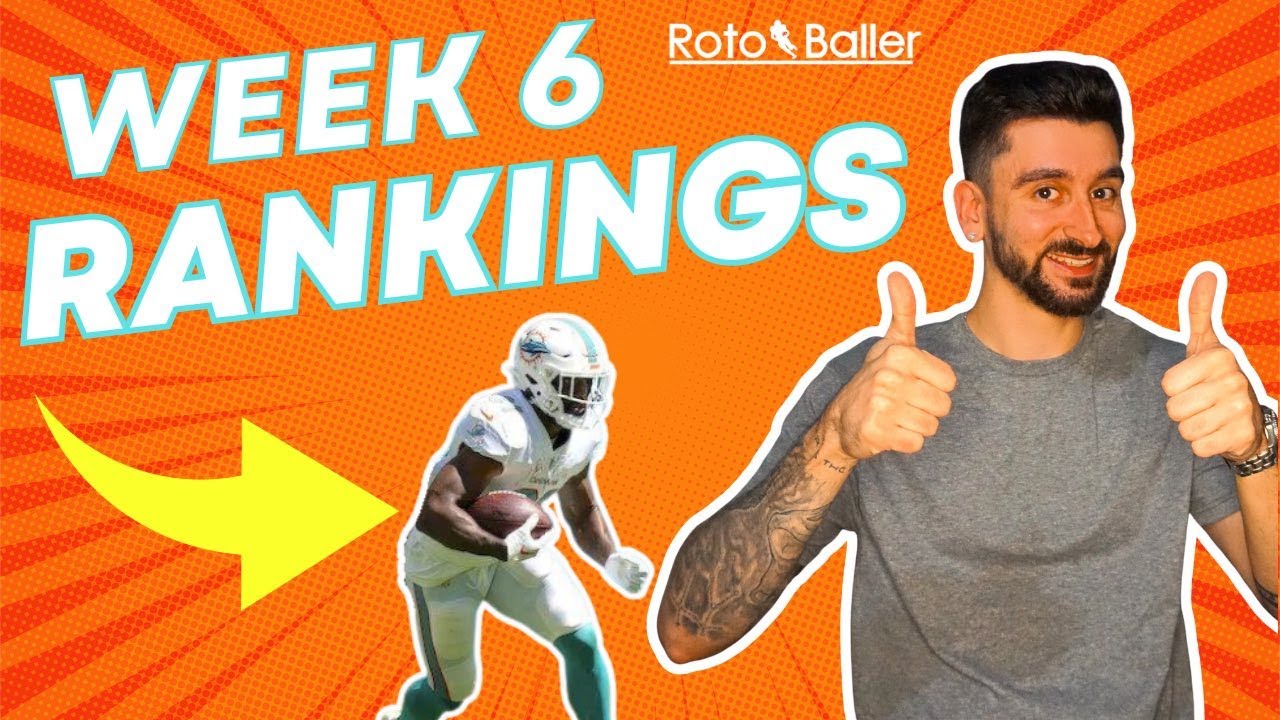 Fantasy Football Rankings | Start/Sit Recommendations For Week 6 (2023 ...