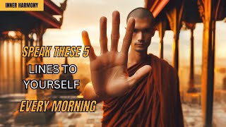 Speak 5 Lines To Yourself Every Morning | Buddhism