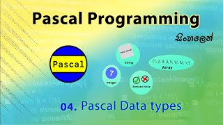 Pascal Data Types |Programming | Sinhala | @resourceict 