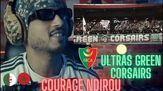 Ultras Green Corsairs - Courage Ndirou  (REACTION)🇲🇦🇩🇿 🔥🔥