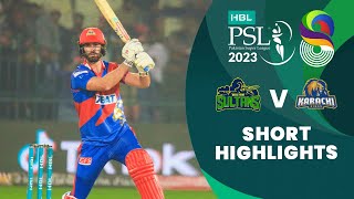 Short Highlights | Multan Sultans vs Karachi Kings | Match 11 | HBL PSL 8 | MI2T