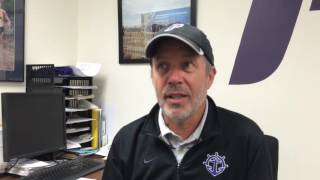 University of Portland men's track coach Rob Conner eyes the NCAA Championships