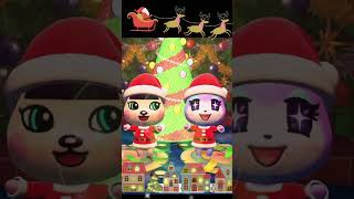 ［あつ森］クリスマスの曲で踊る動物達🎄