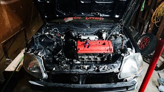 B16A Rebuild!! Part 1 - Pulling the Engine!