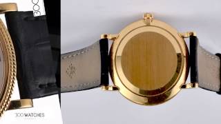 Men's Patek Philippe Watch 3919J Calatrava 18k Yellow Gold Hand Winding Watch