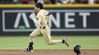 Corbin Carroll TURNS ON THE JETS for an EPIC inside-the-park home run!