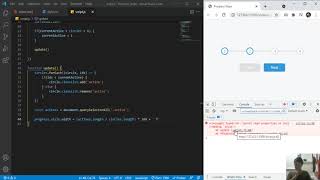 Progress Step in JavaScript (Coding Timelapse)