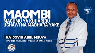 MTUMISHI JOVIN ABEL - MAOMBI YA KUHARIBU UCHAWI NA MADHARA YAKE - TAR:24/06/2023