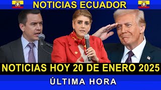 NOTICIAS ECUADOR: HOY 20 DE ENERO 2025 ÚLTIMA HORA #Ecuador #EnVivo