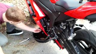 HOW TO CHANGE OIL ON 07-08 ZX6R & MOST MOTORCYCLES