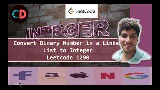 Convert Binary Number in a Linked List to Integer | Leetcode 1290 | Live coding session 🔥🔥🔥🔥 | O(n)
