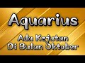 Ramalan Zodiak Aquarius Hari Ini‼️Ada Kejutan Di Bulan Oktober