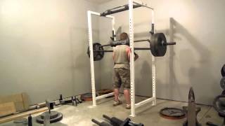 420lb Squat Hold for 2min 4.9sec with SSB.