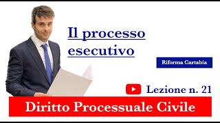 Procedura civile, lezione n.21: Il processo esecutivo