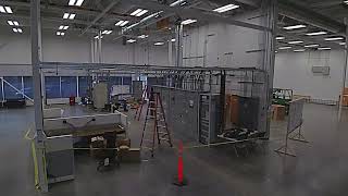 NAIT Centre for Grid Innovation: time-lapse of initial installation of equipment within the centre