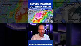 Severe Weather outbreak is possible late Thursday, Friday, and into Saturday. #shorts