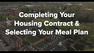 Housing and Residence Life Contract Tutorial 2026-2027
