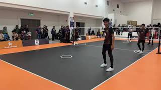 Karnival Sepaktakraw SKM : Ijat bangau, Meor dan Muqlis