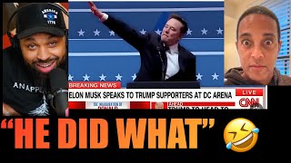 Democrats Meltdown and Claim Racism After Elon Musk SALUTES the Crowd at Trump's Inauguration!