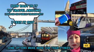 Exploring London's Public Transport options with Oyster Card | One terrified me ...