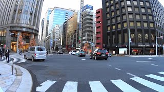 【自転車車載】銀座通り口付近～中央通り～室町３丁目交差点(2018/11/14)