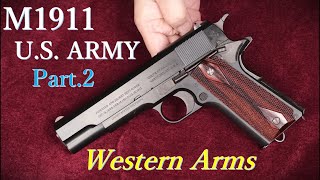 COLT M1911 U.S. ARMY アルティメット・コレクション / ウェスタンアームズ：再試射：トリガープル・初速測定など