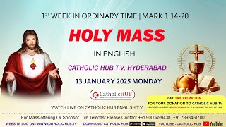 LIVE HOLY MASS | OUR LADY OF MOUNT CARMEL CHURCH | NEW BOWENPALLY | HYDERABAD 13-01-2025