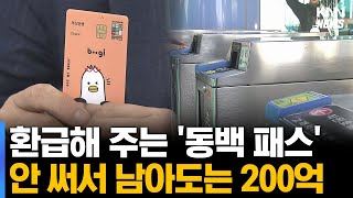 남아도는 200억 '동백패스' 무리한 편성 '졸속 행정' 비난