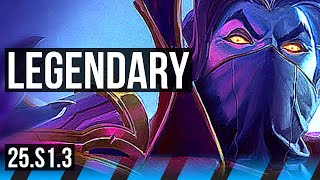 KASSADIN vs JAYCE (MID) | 1300+ games, Legendary | KR Master | 25.S1.3