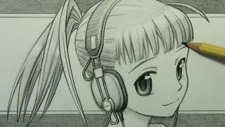 How to Draw a Manga Girl with Headphones