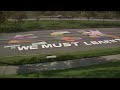 Northland Black Lives Matter street mural defaced