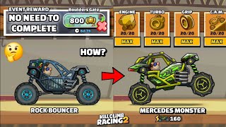 🤩I UNLOCKED ROCK BOUNCER WITHOUT FINISHING THE EVENT!?🤔 HILL CLIMB RACING 2