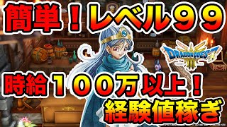 【ドラクエ３リメイク】簡単レベル上げ！１時間で１００万以上の経験値を稼げる！最高率のレベル上げ！職業を転職するタイミングも紹介！攻略【ドラクエ３HD-２D】