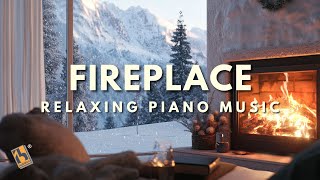 Fireplace Piano Music