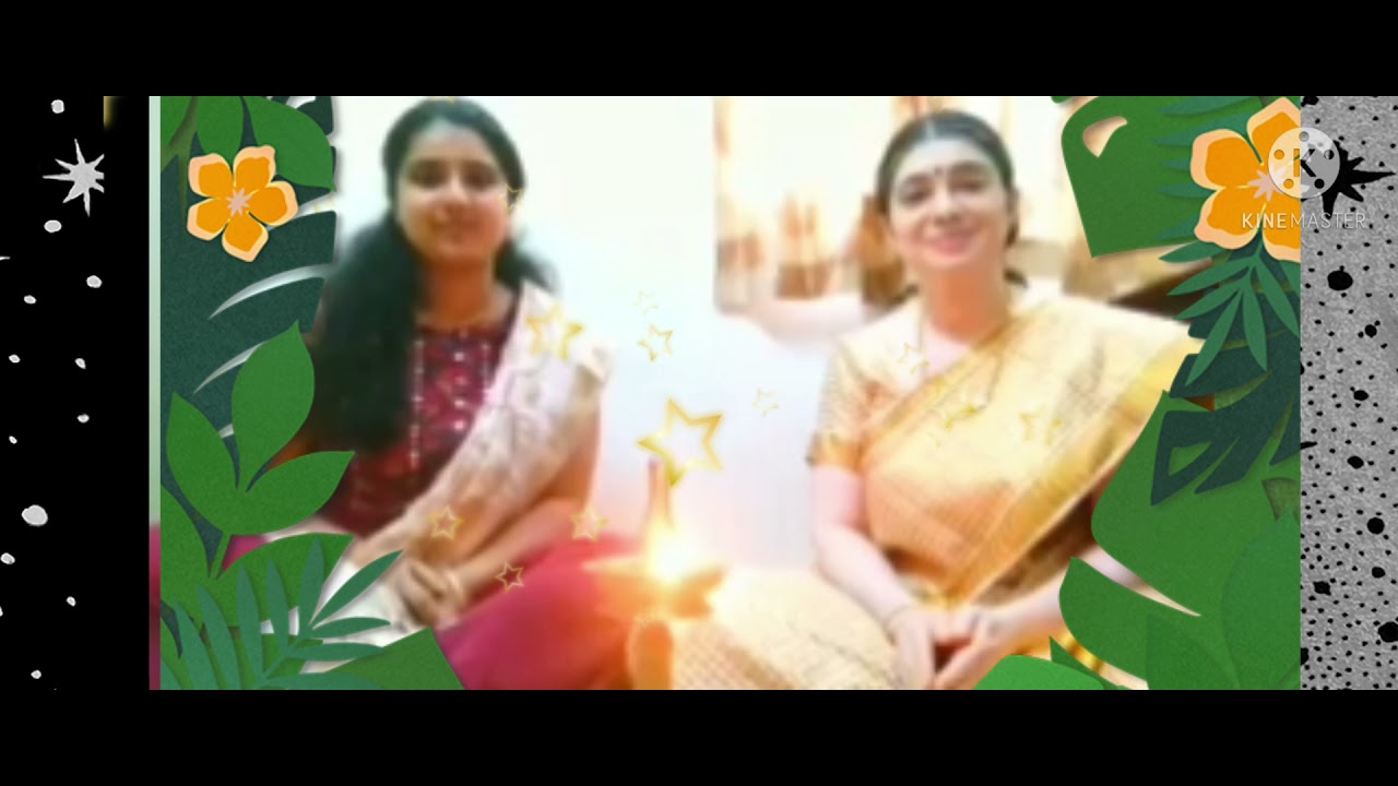 K.B.SUJATHA WITH DAUGHTER MEERA Chethi Mandaram Tulasi Song...singing ...