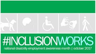 OCTOBER 2017: Celebrating the National Disability Employment Awareness Month at ICS #NDEAM