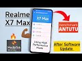 Realme X7 Max Antutu Test After Software Update Using High Performance Mode 🔥 #realmex7max