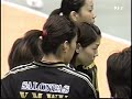 第10回女子vリーグ　東レ vs 久光　サムネイル　冨田寧寧、向井久子、小玉佐知子