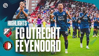 DEBUTS, (FIRST) GOALS & THREE POINTS in Utrecht 👏 | Highlights FC Utrecht - Feyenoord | 2023-2024