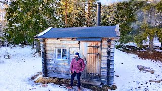 February in the Swedish Wilderness ❄️🌲 Winter Cabin Adventure with Fire, Coffee \u0026 Grilled Sausages