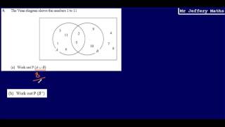 9. Venn Diagrams (GCSE Maths - Edexcel Practice Tests Set 4 - 1H)