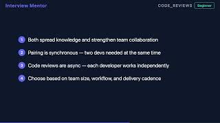 Pair Programming vs Code Reviews Explained