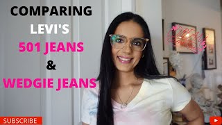 Comparing Levi's 501 Jeans \u0026 Wedgie Jeans!